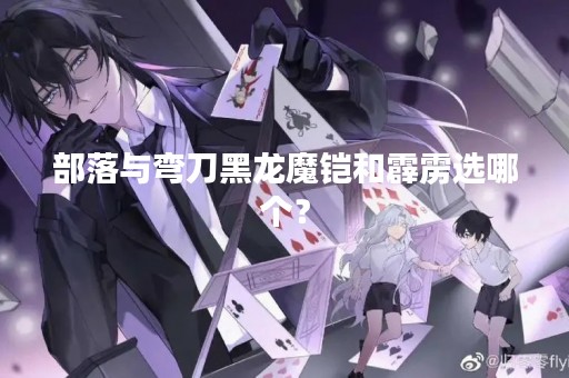 部落与弯刀黑龙魔铠和霹雳选哪个？