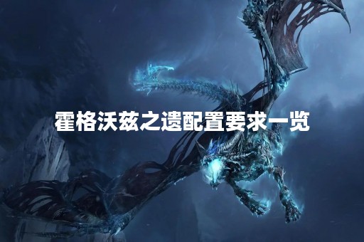 霍格沃兹之遗配置要求一览