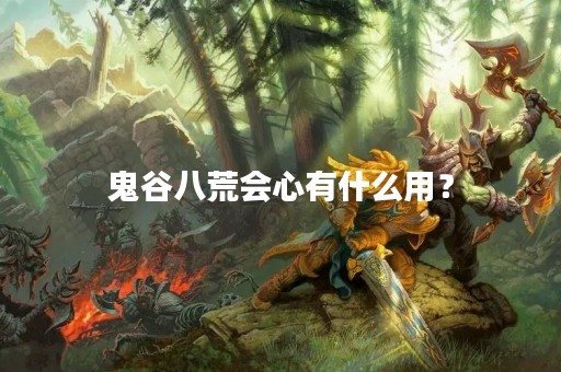 鬼谷八荒会心有什么用？
