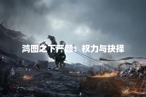 鸿图之下严颜：权力与抉择