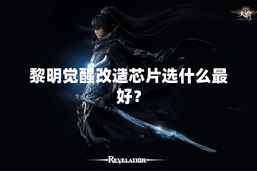黎明觉醒改造芯片选什么最好？