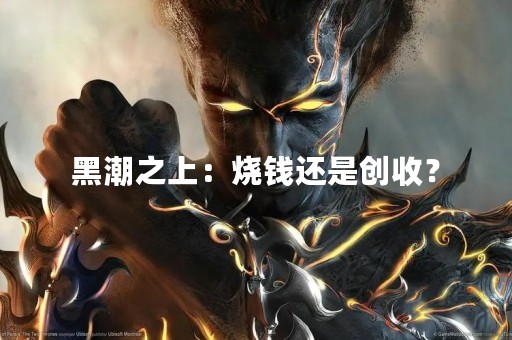 黑潮之上：烧钱还是创收？