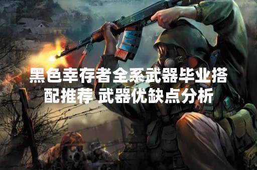 黑色幸存者全系武器毕业搭配推荐 武器优缺点分析
