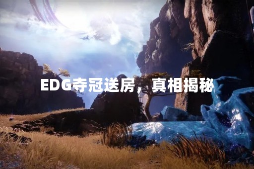 EDG夺冠送房，真相揭秘