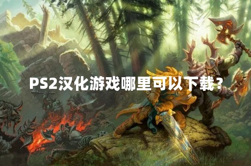 PS2汉化游戏哪里可以下载？