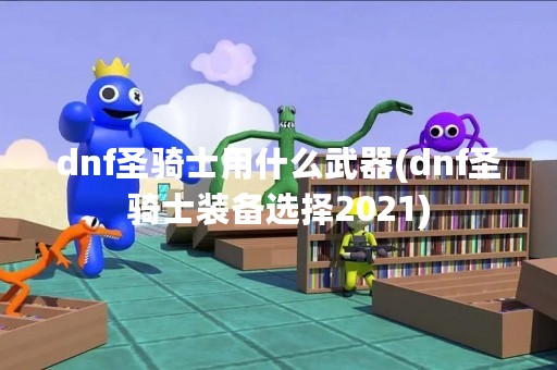 dnf圣骑士用什么武器(dnf圣骑士装备选择2021)